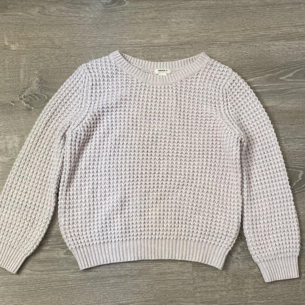 Forever21 Light Pink Knit Sweater